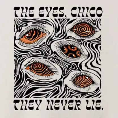 The Eyes Chico . They Never Lie Fleece Hoodie Set