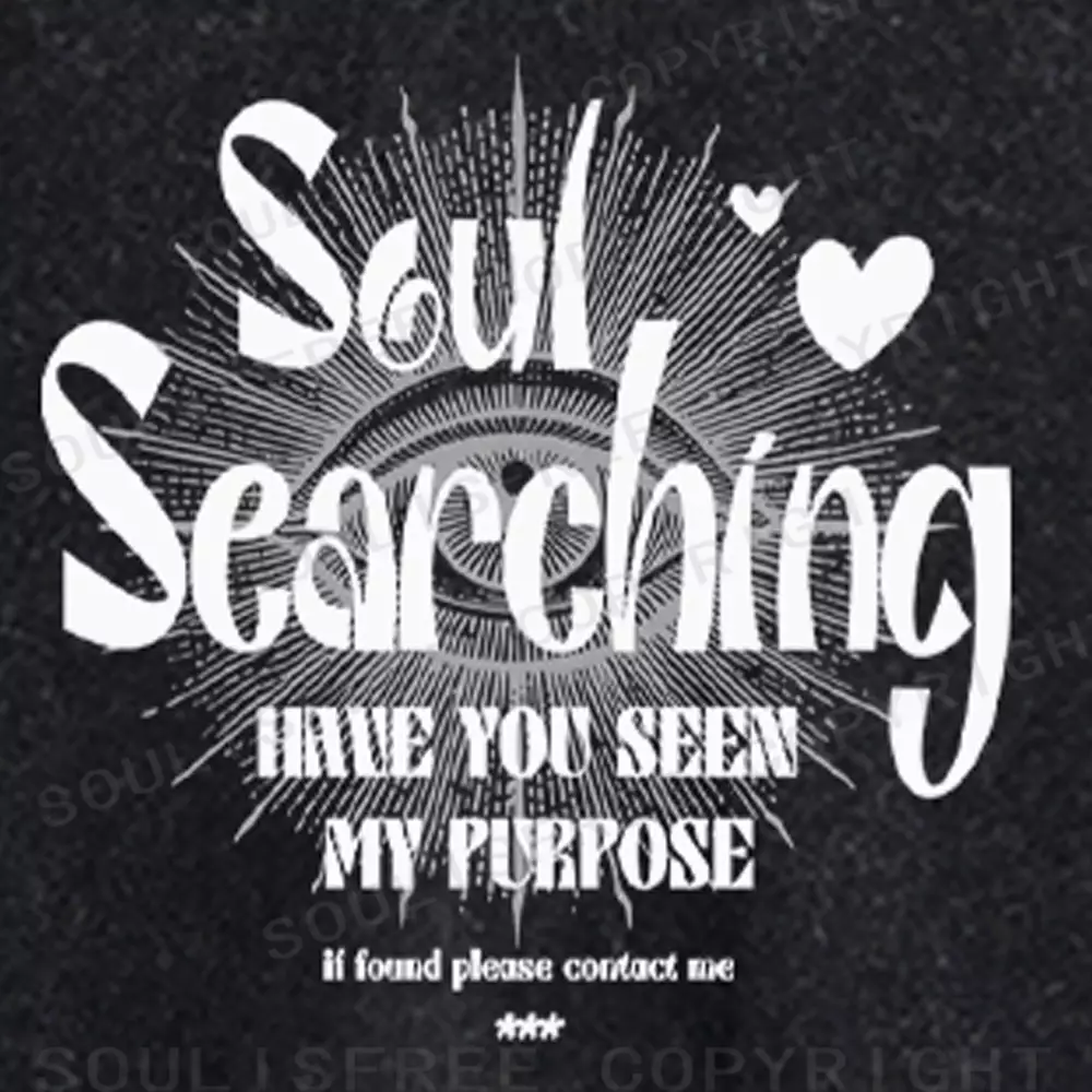 SOUL SEARCHING Washed Crop T-shirt
