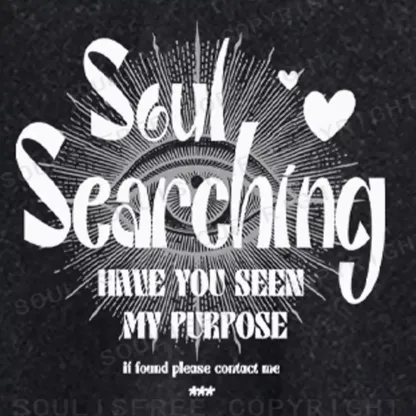 SOUL SEARCHING Washed Crop T-shirt