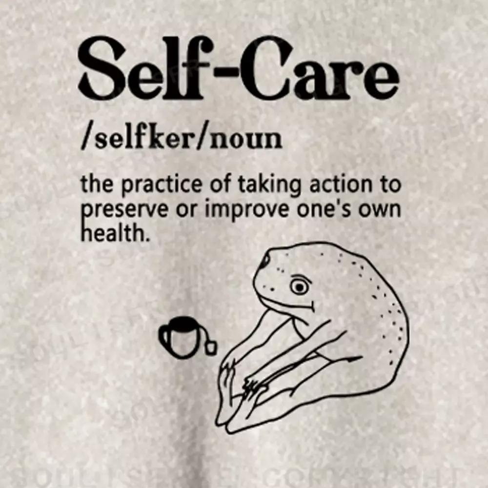 Self Care Washed Cropped Sweatshirt