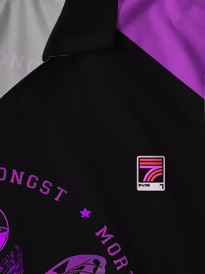 Gods Living Among Us Long Sleeve Polo Jersey