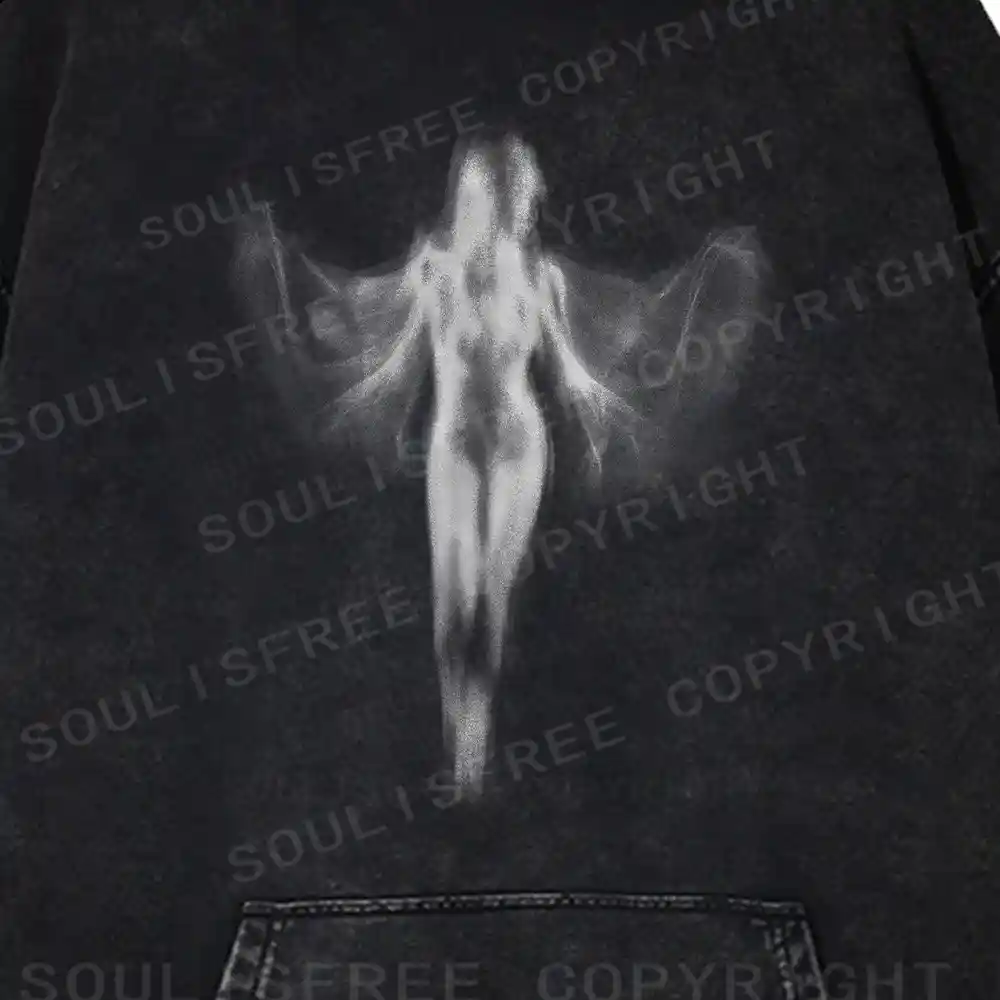 Shadow Series : Woman Ⅸ Washed Hoodie