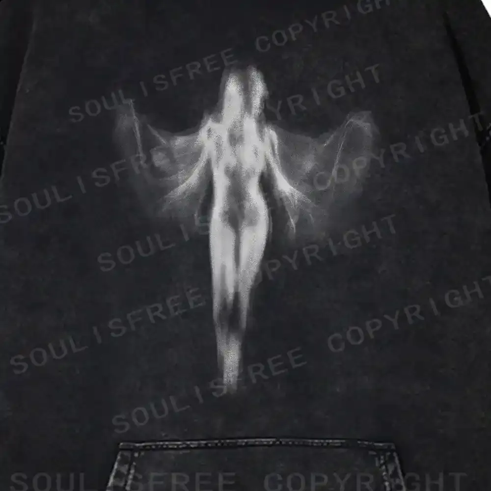 Shadow Series : Woman Ⅸ Washed Hoodie