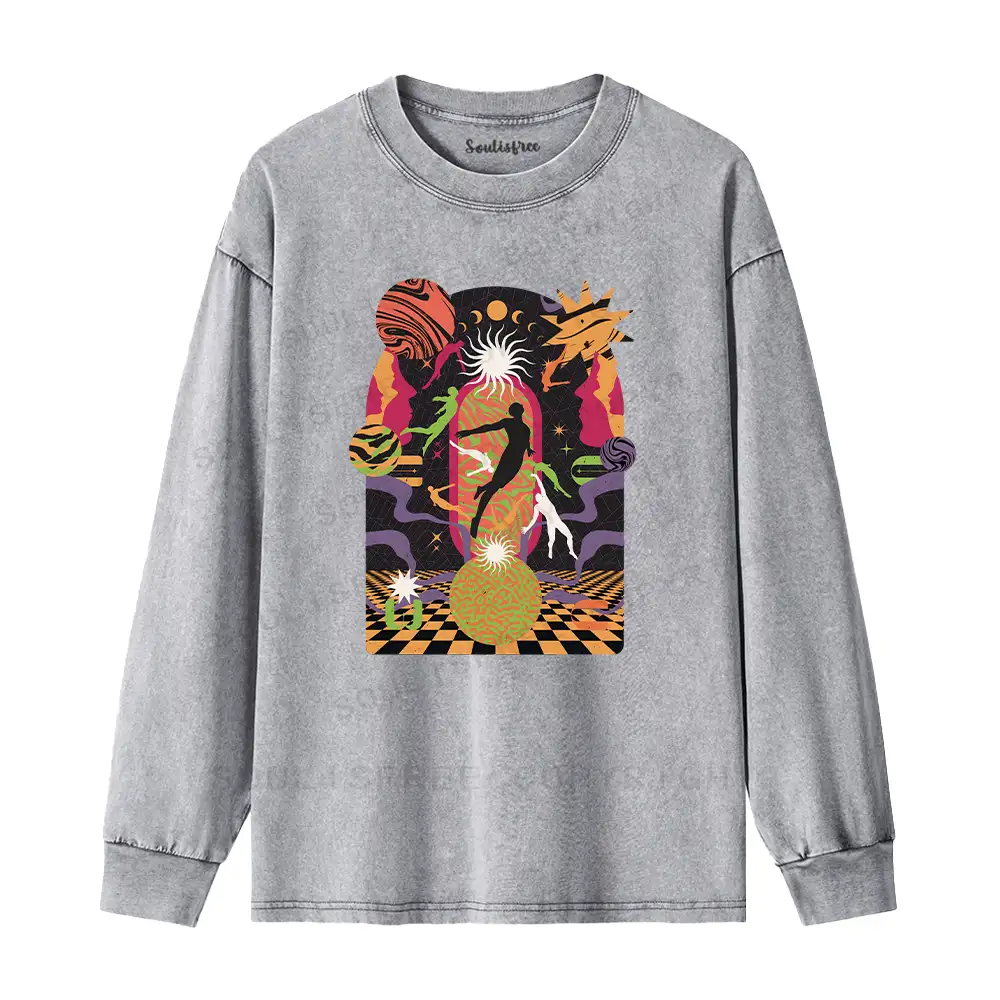 Flee Washed Long Sleeve Shirt