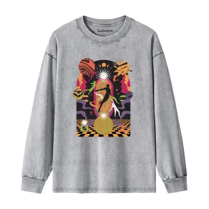 Flee Washed Long Sleeve Shirt