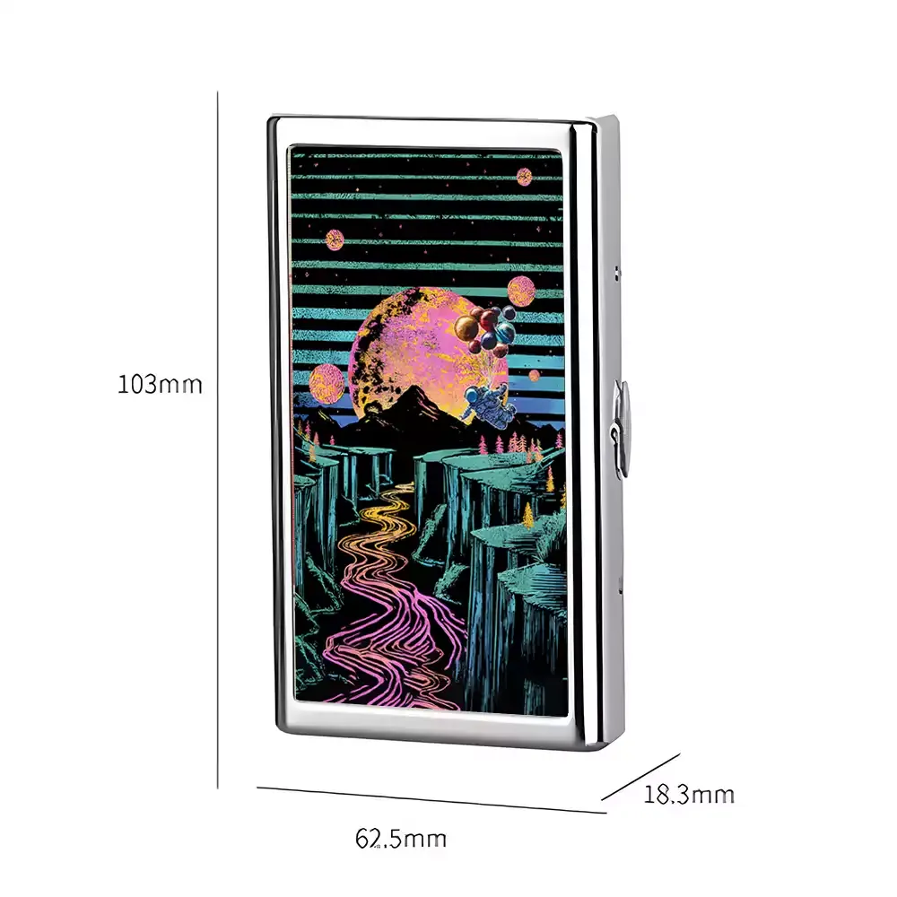 Moon And Balloon Cigarette Case