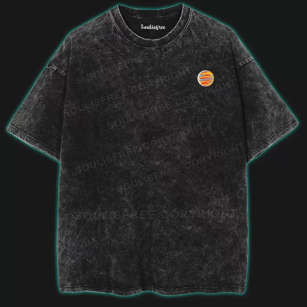 OUR FUTURE REALITY Washed Space T-shirt