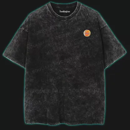 OUR FUTURE REALITY Washed Space T-shirt