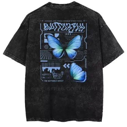 Butterfly Washed T-shirt