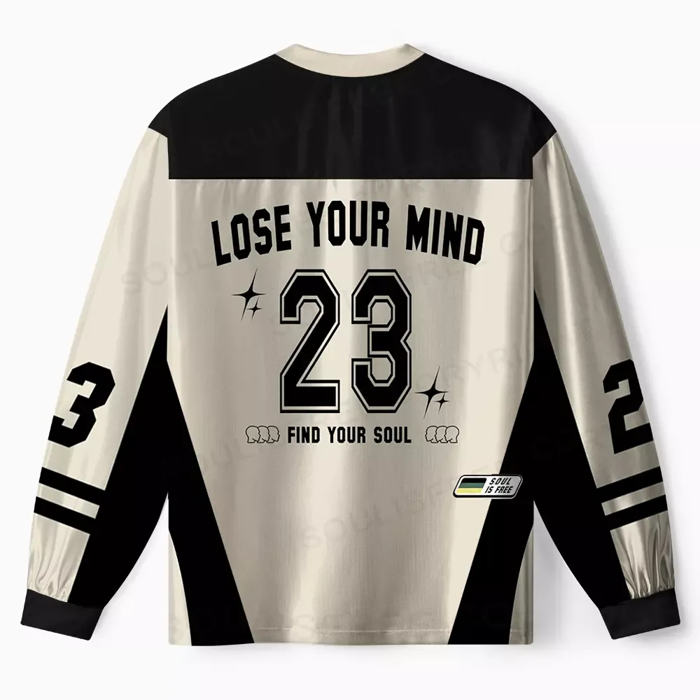 Personalized Lose Mind Long Sleeve Jersey