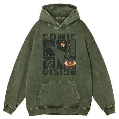 Comic Vision Washed Hoodie