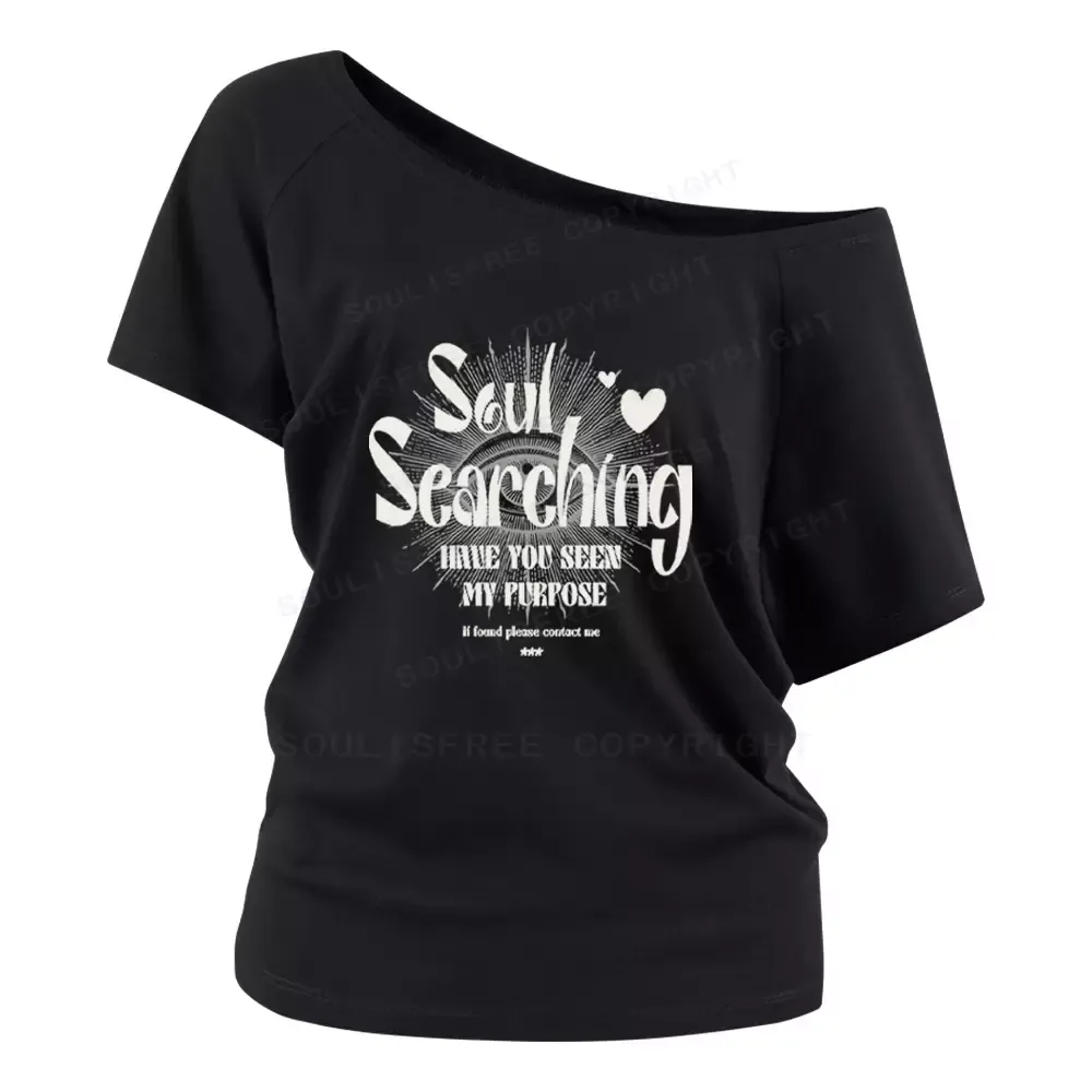 SOUL SEARCHING Off Shoulder Top