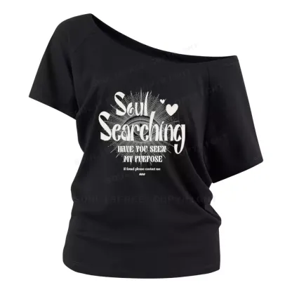 SOUL SEARCHING Off Shoulder Top
