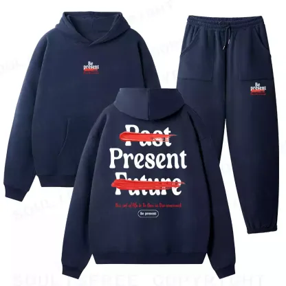 Be Present Fleece Hoodie Set