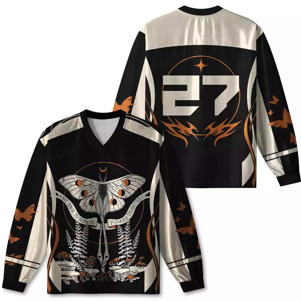 Gothic Moth Long Sleeve Jersey