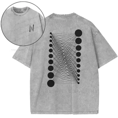 The Grid Within Washed T-shirt