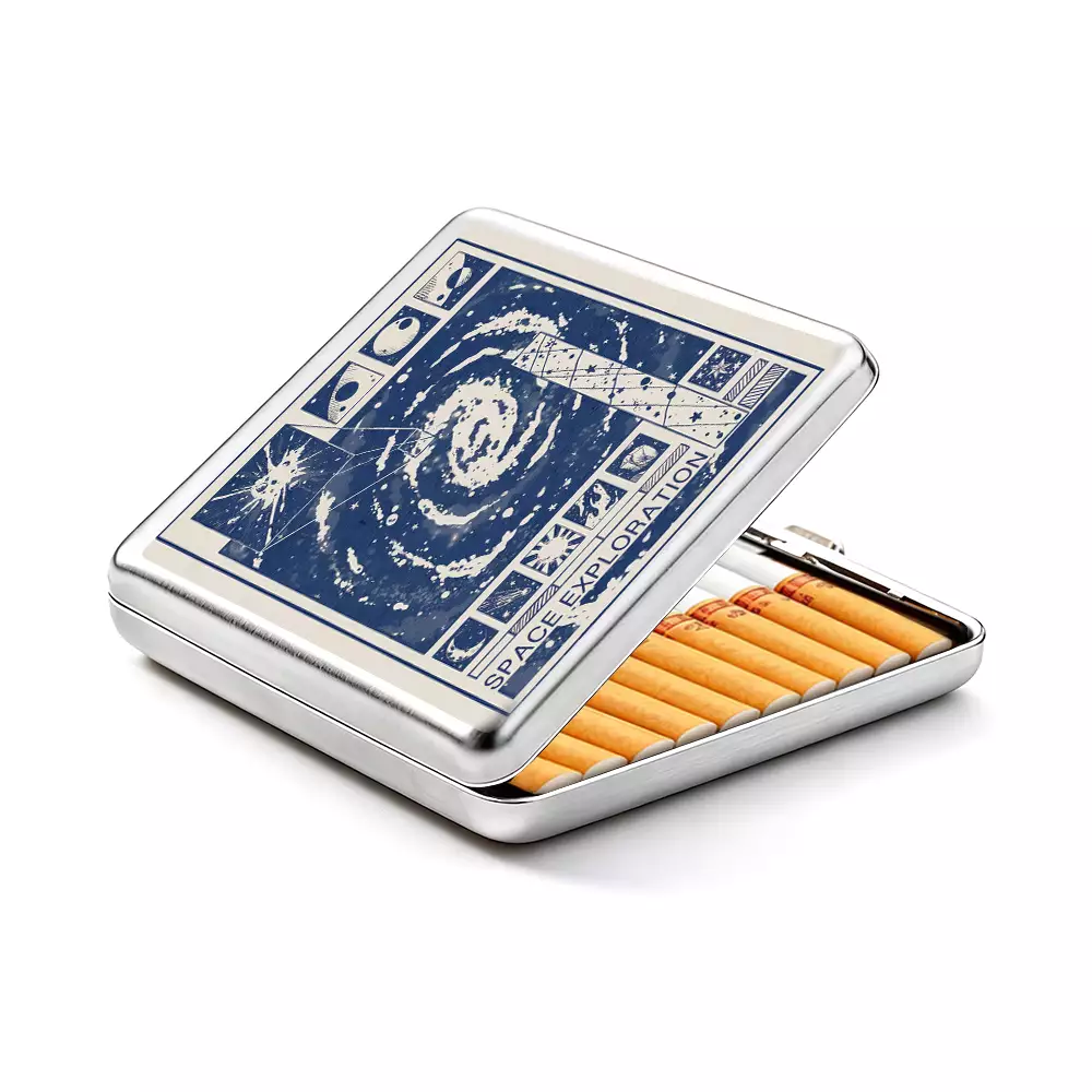 Soulisfree Space Exploration Metal Pocket Case