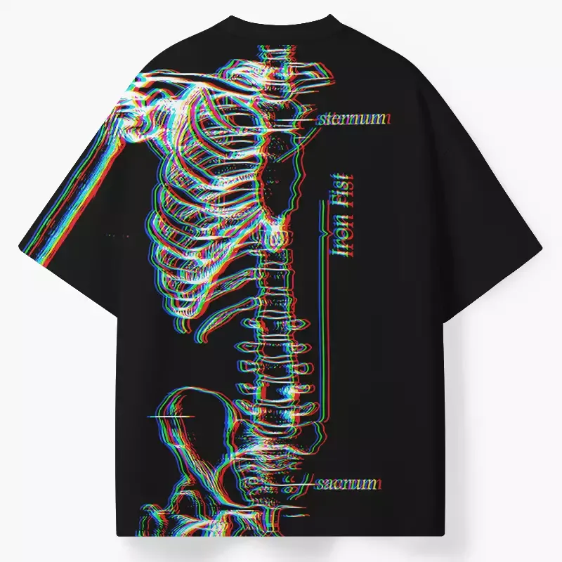 Soulisfree RGB Skeleton ECO‑PERF Graphic Tee