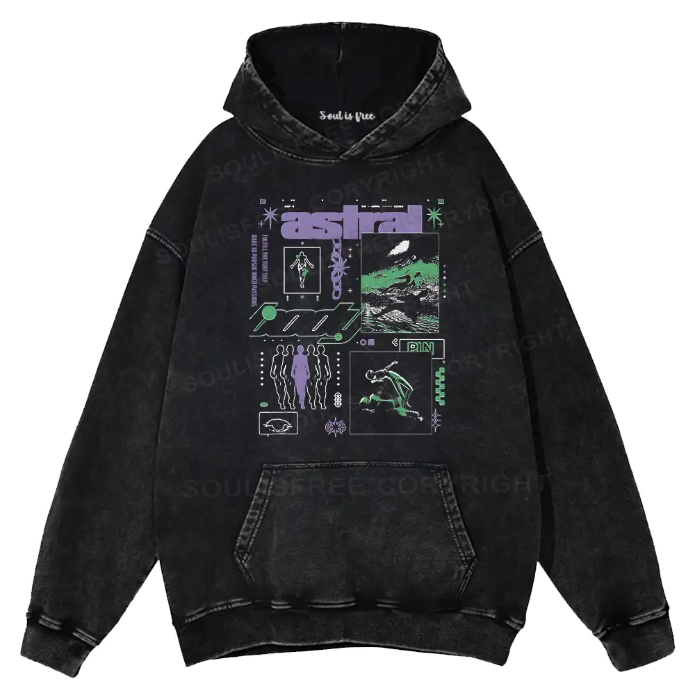 Be The Master Of Your Own Life Washed Hoodie