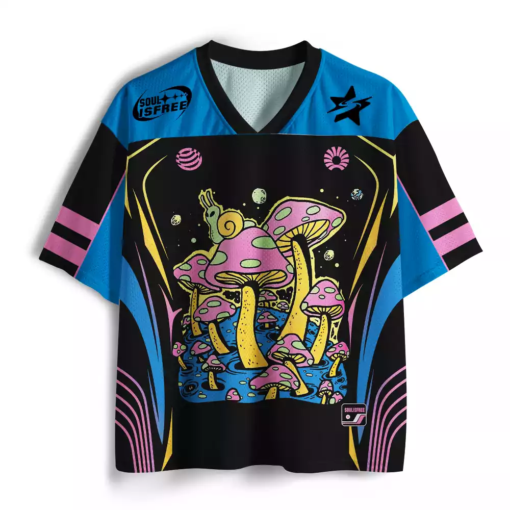 Personalized Mushroom World Mesh Jersey