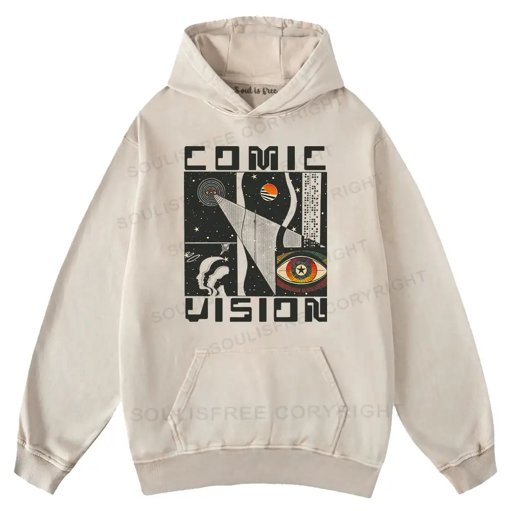 Comic Vision Washed Hoodie