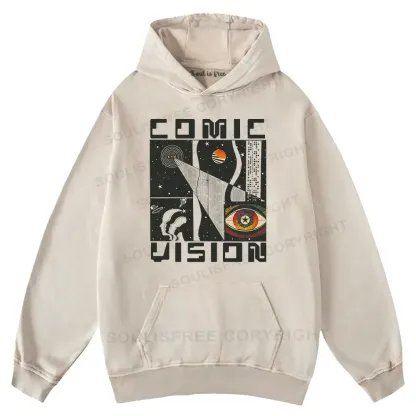 Comic Vision Washed Hoodie