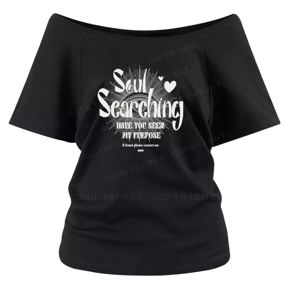 SOUL SEARCHING Off Shoulder Top