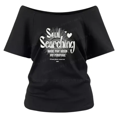 SOUL SEARCHING Off Shoulder Top