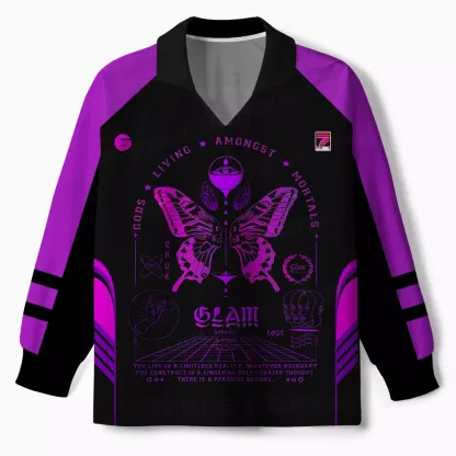 Gods Living Among Us Long Sleeve Polo Jersey