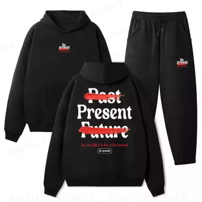 Be Present Fleece Hoodie Set