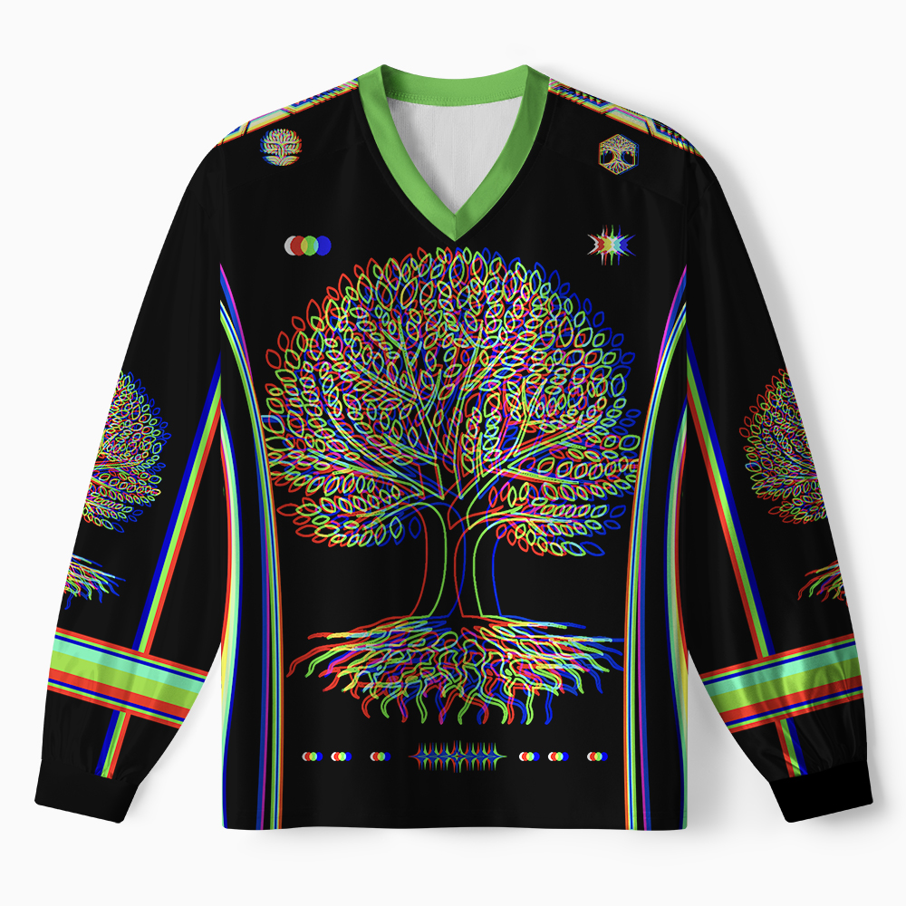 Psychedelic Tree Of Life Mesh Jersey