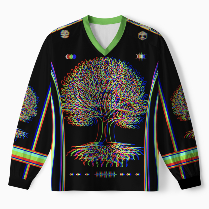 Psychedelic Tree Of Life Mesh Jersey