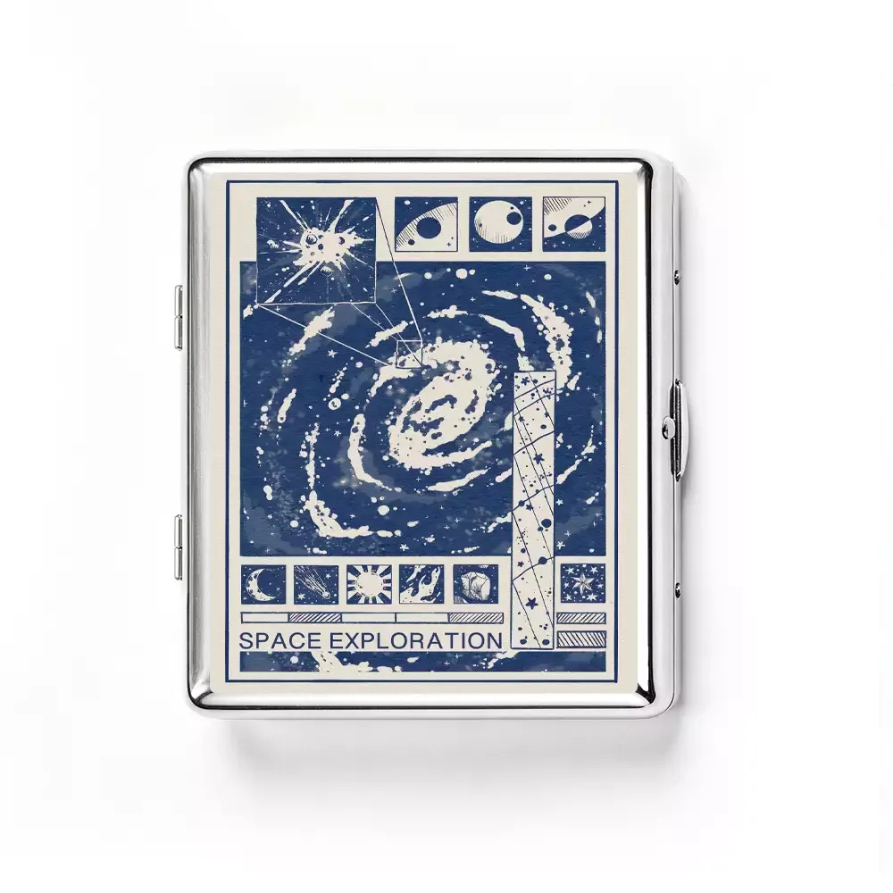 Soulisfree Space Exploration Metal Pocket Case