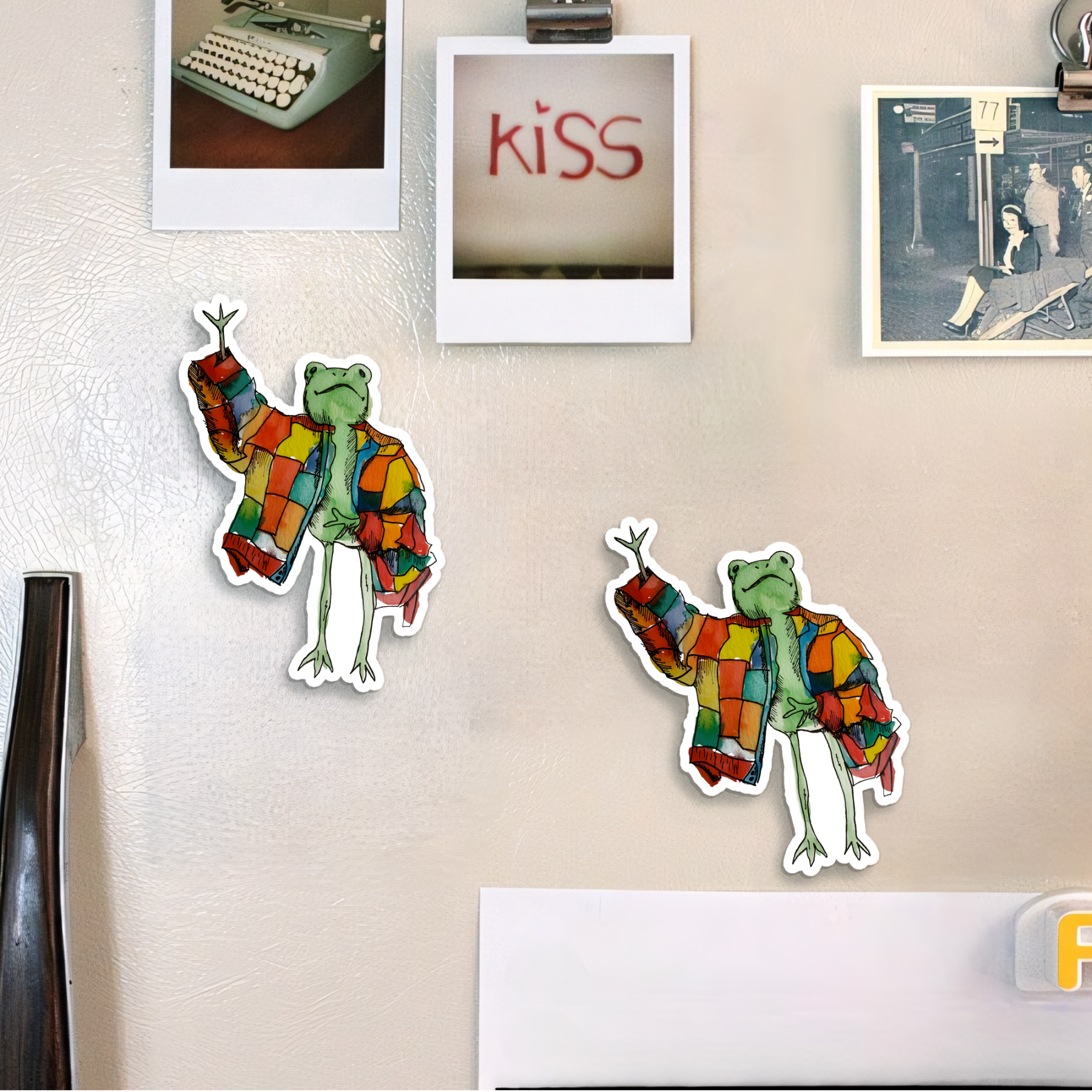 Stylish Frog Fridge Magnet