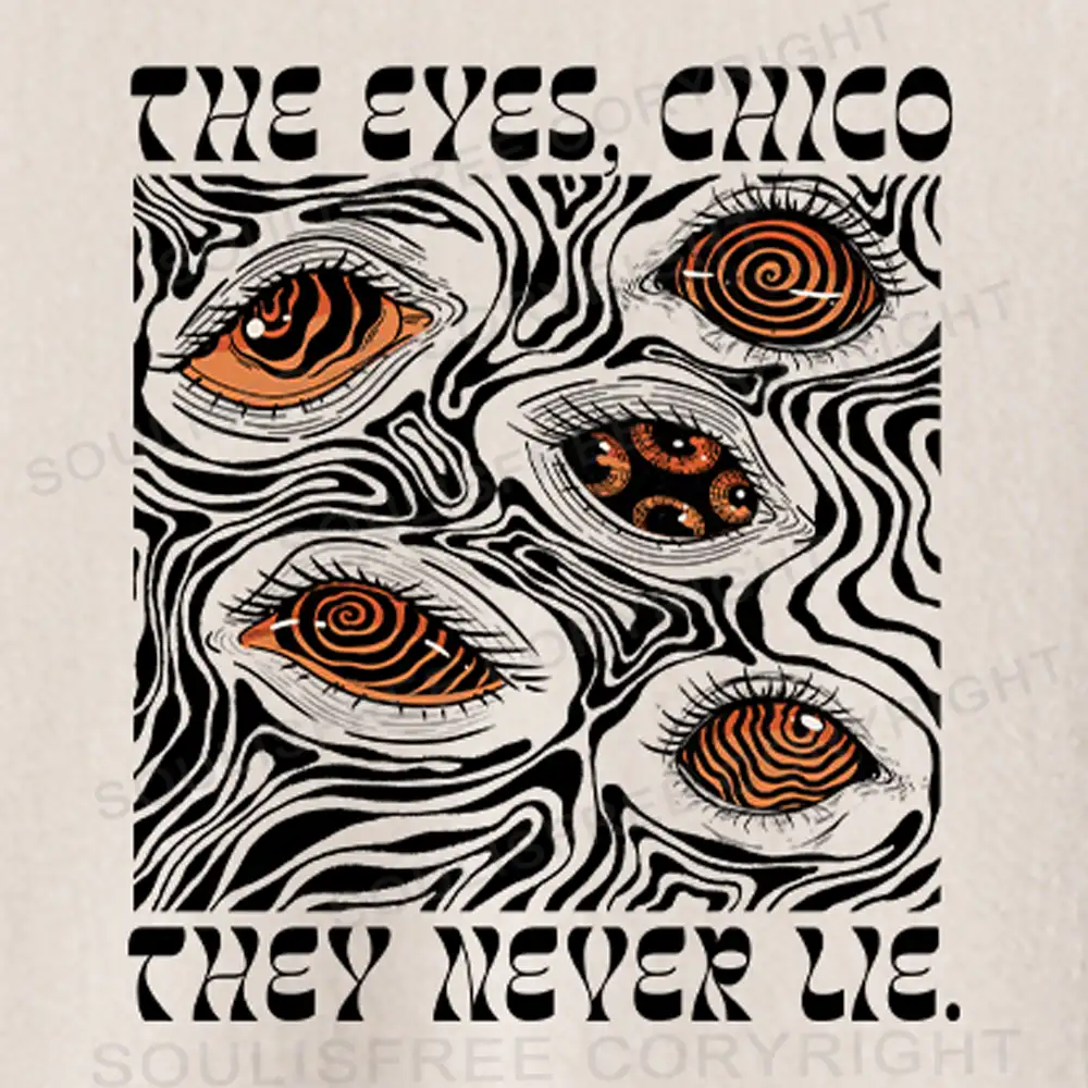 The Eyes Chico . They Never Lie Basic Washed T-shirt