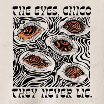 The Eyes Chico . They Never Lie Basic Washed T-shirt