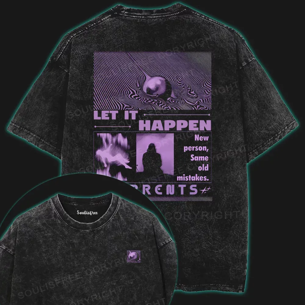 Let It Happen Washed T-shirt