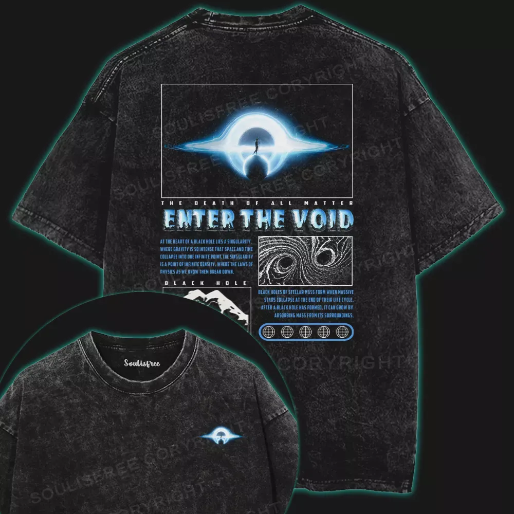 Chasing the Void Washed Space T-shirt