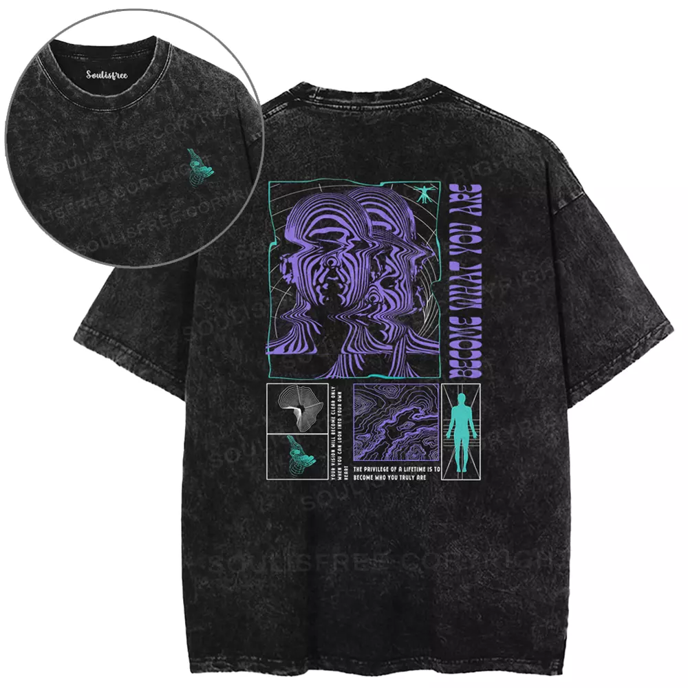 Become What You Are Washed T-shirt