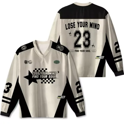 Personalized Lose Mind Long Sleeve Jersey
