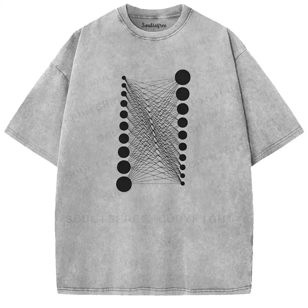The Grid Within Washed T-shirt