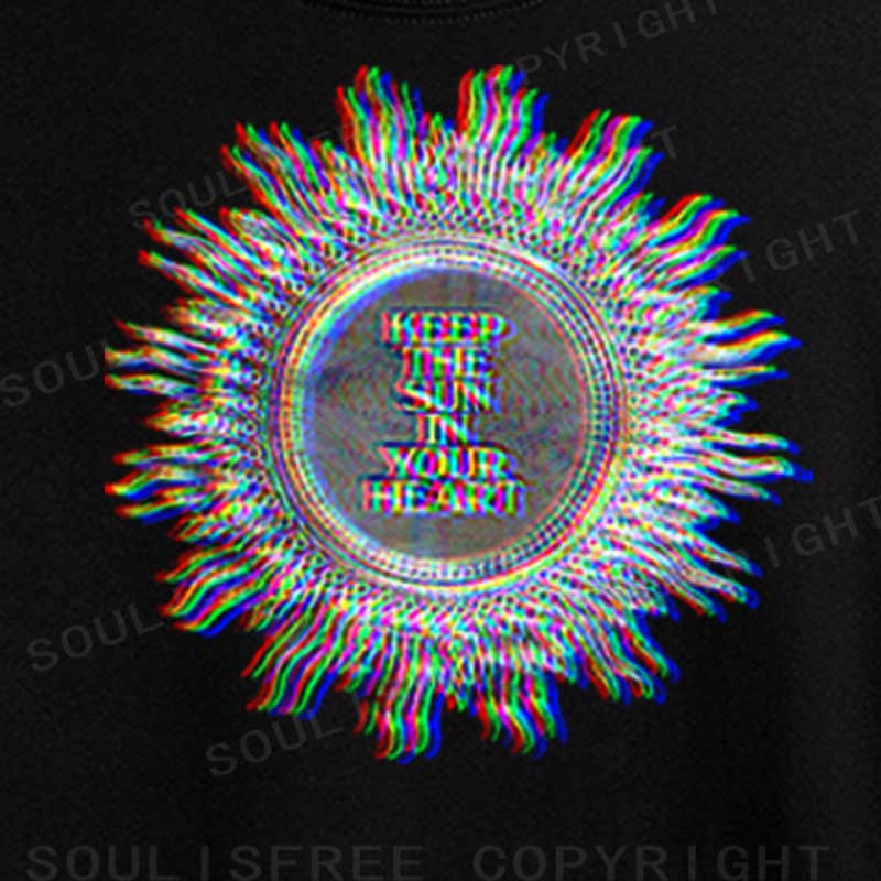 Soulisfree KEEP THE SUN IN YOUR HEART Crop Tee