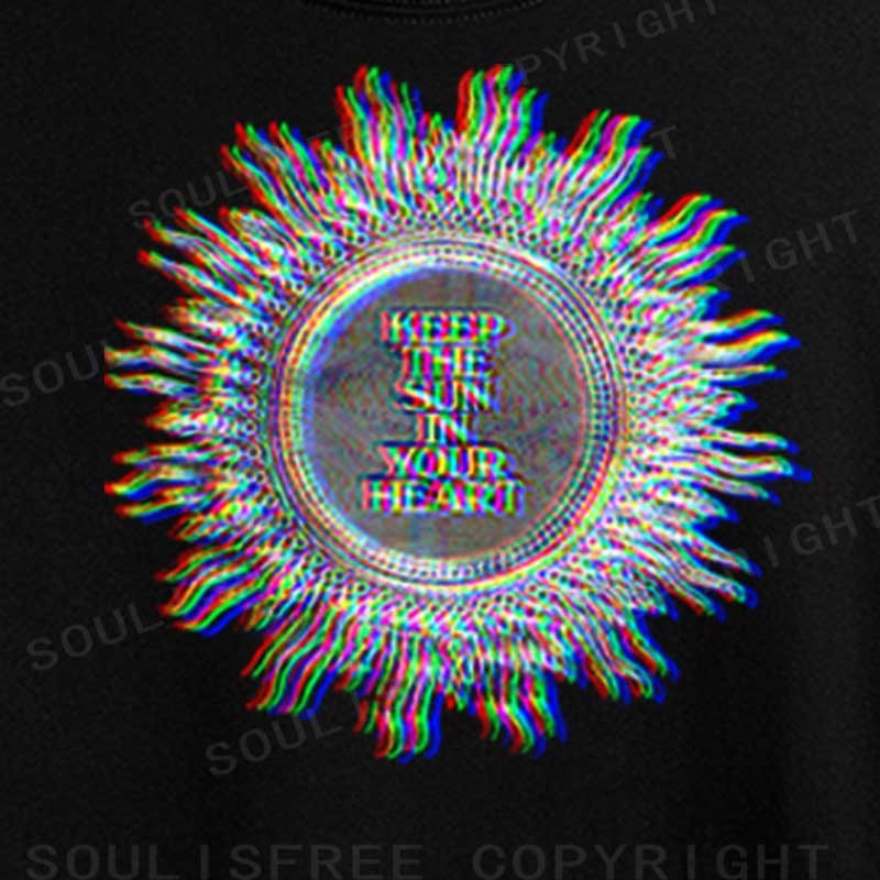 Soulisfree KEEP THE SUN IN YOUR HEART Crop Tee
