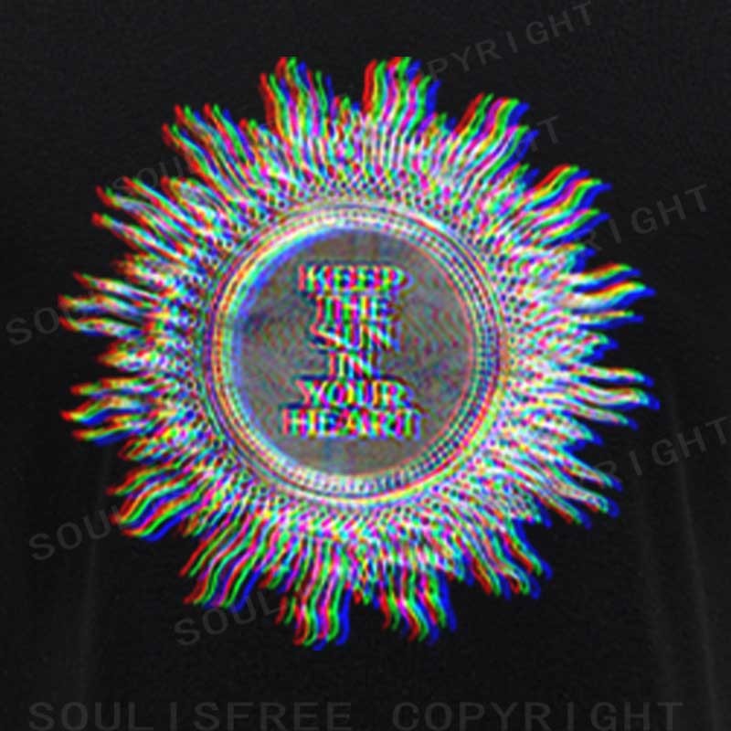 Soulisfree KEEP THE SUN IN YOUR HEART Raglan Crop Tee