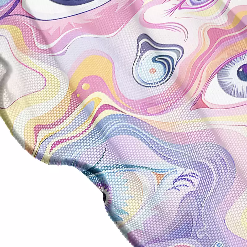 Soulisfree Psy Gaze Slip Sheer Mesh Cover Up