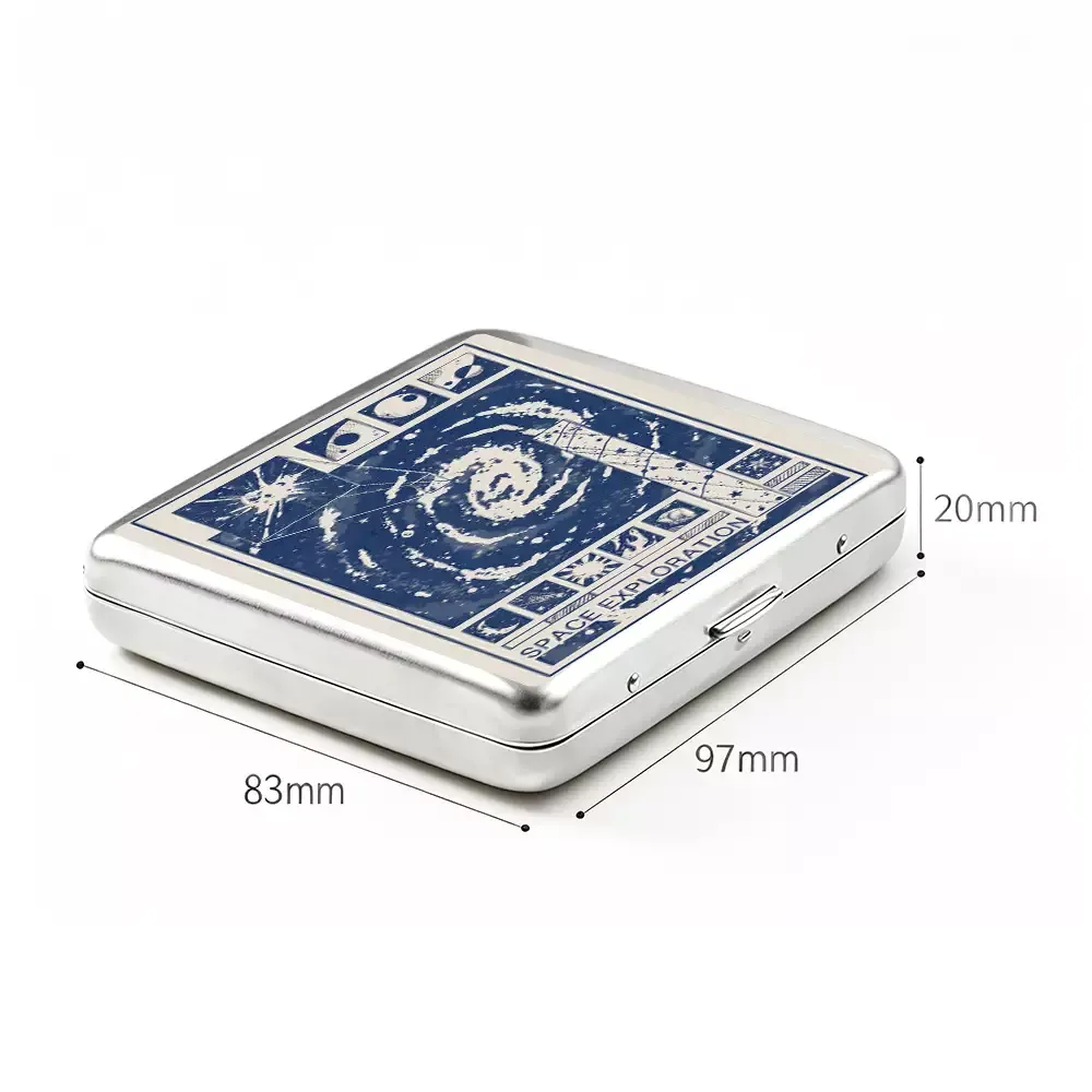 Soulisfree Space Exploration Metal Pocket Case