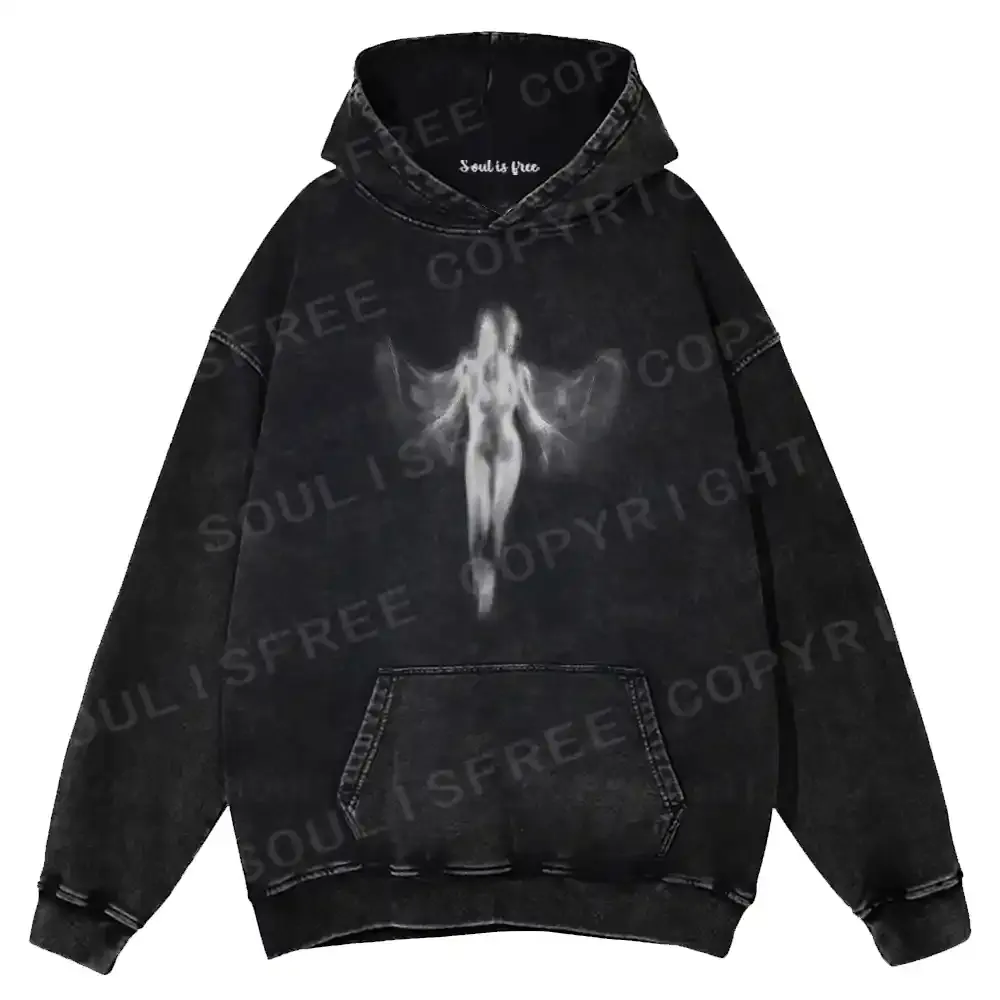 Shadow Series : Woman Ⅸ Washed Hoodie