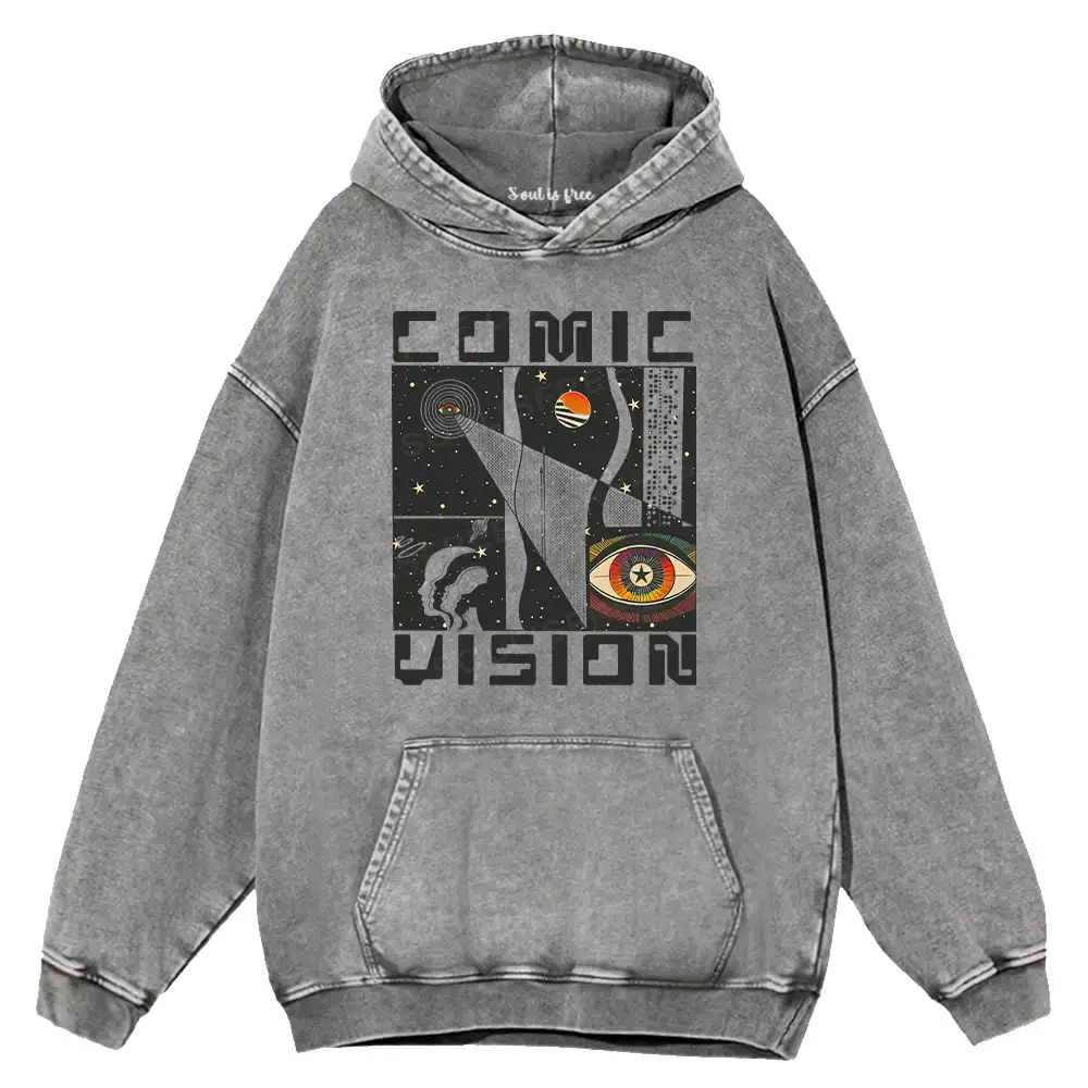 Comic Vision Washed Hoodie