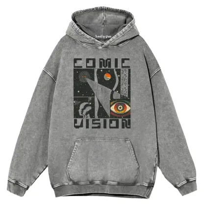 Comic Vision Washed Hoodie