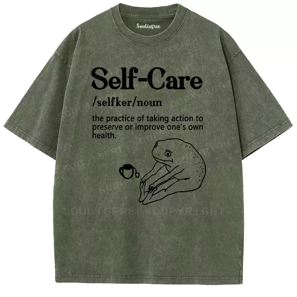 Self Care Washed T-shirt